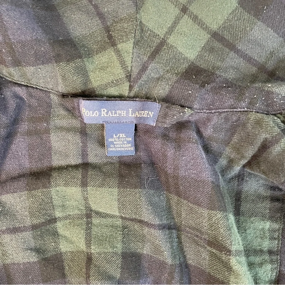 Polo Ralph Lauren Blackwatch Plaid Flannel Robe Large XLarge